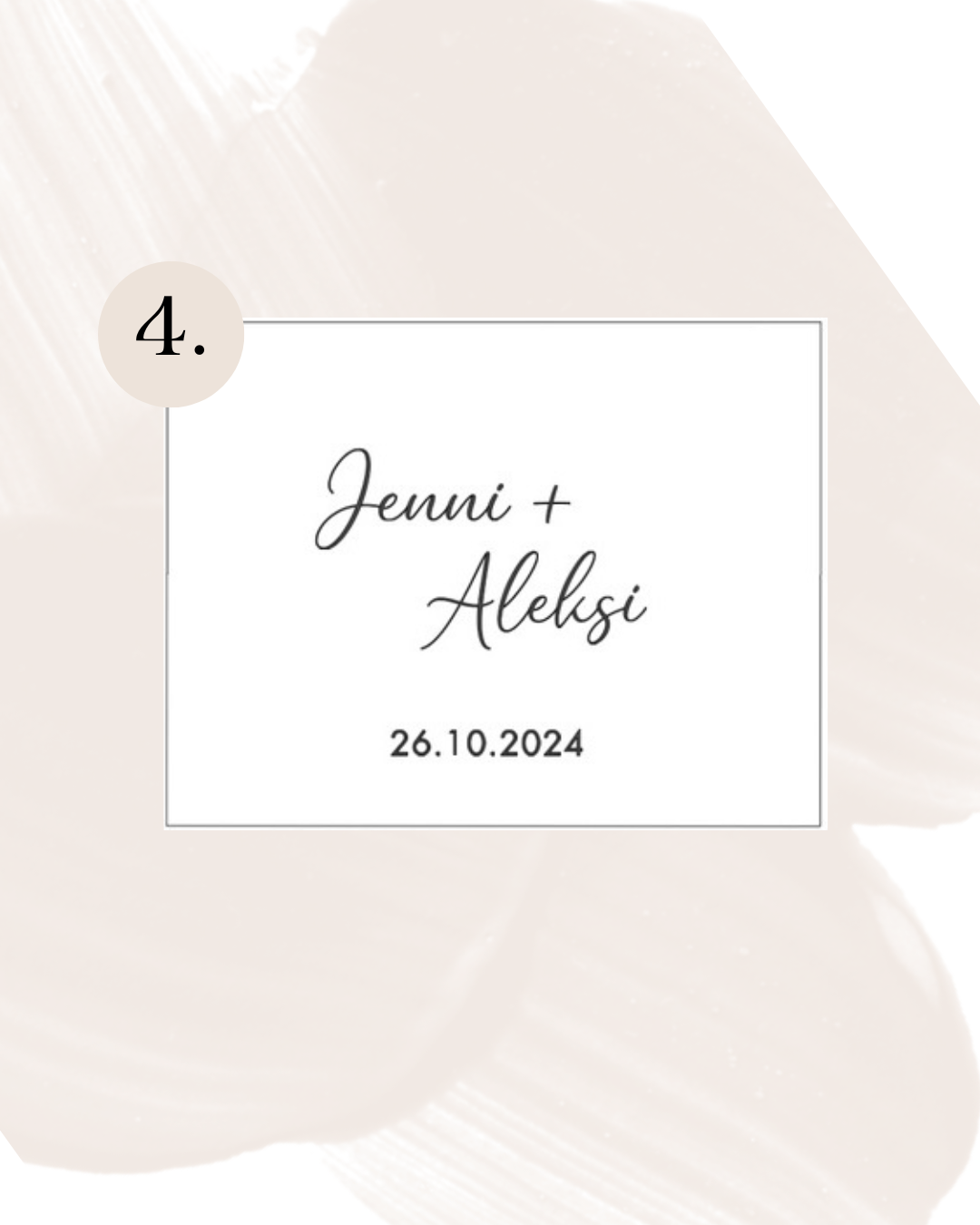 Vieraskirjan kansitarra 4