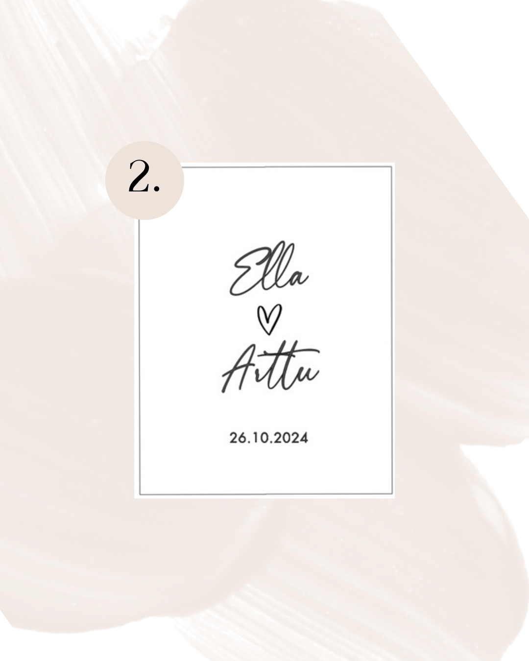 Vieraskirjan kansitarra 2