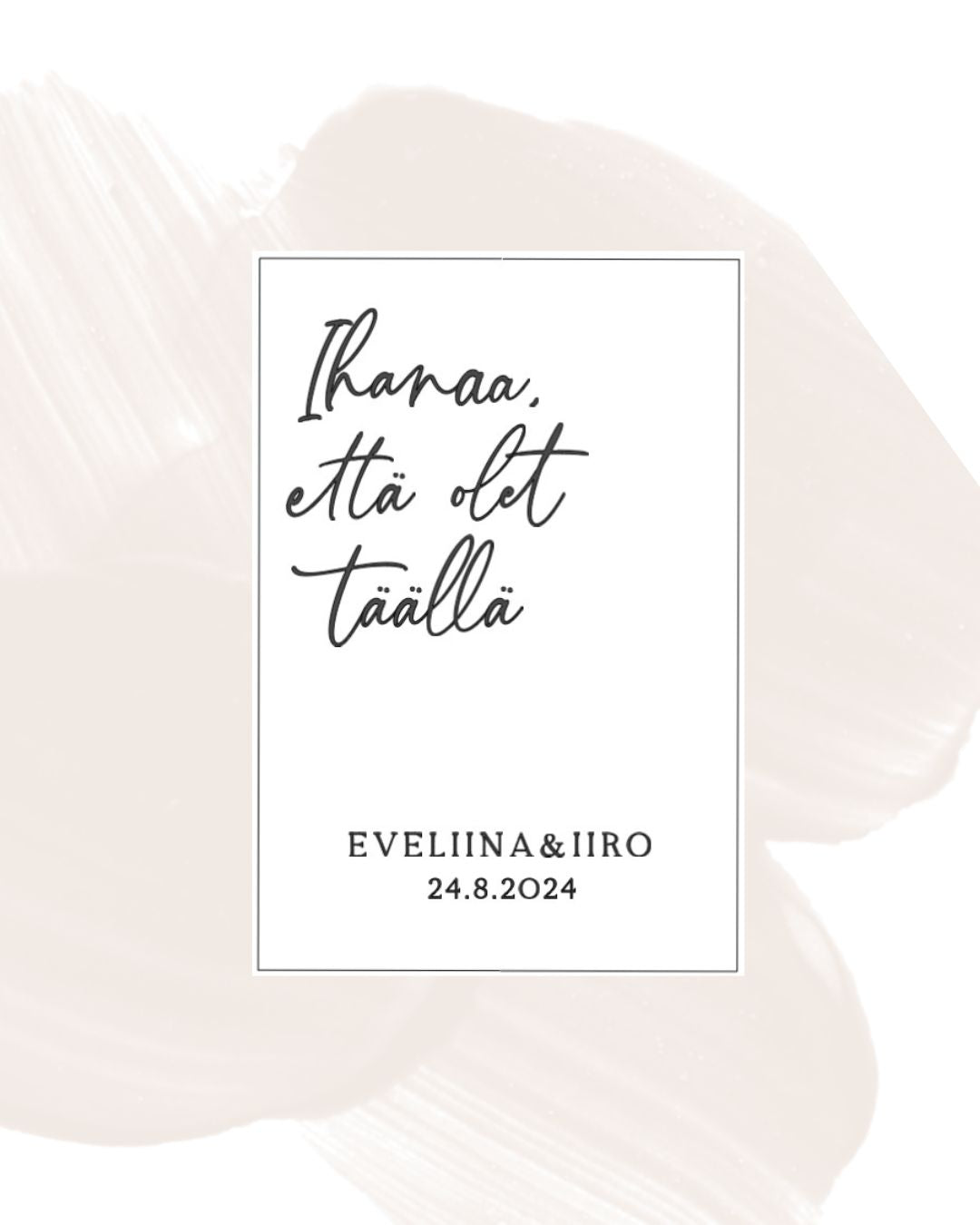 Tervetuloa-kylttitarra 14