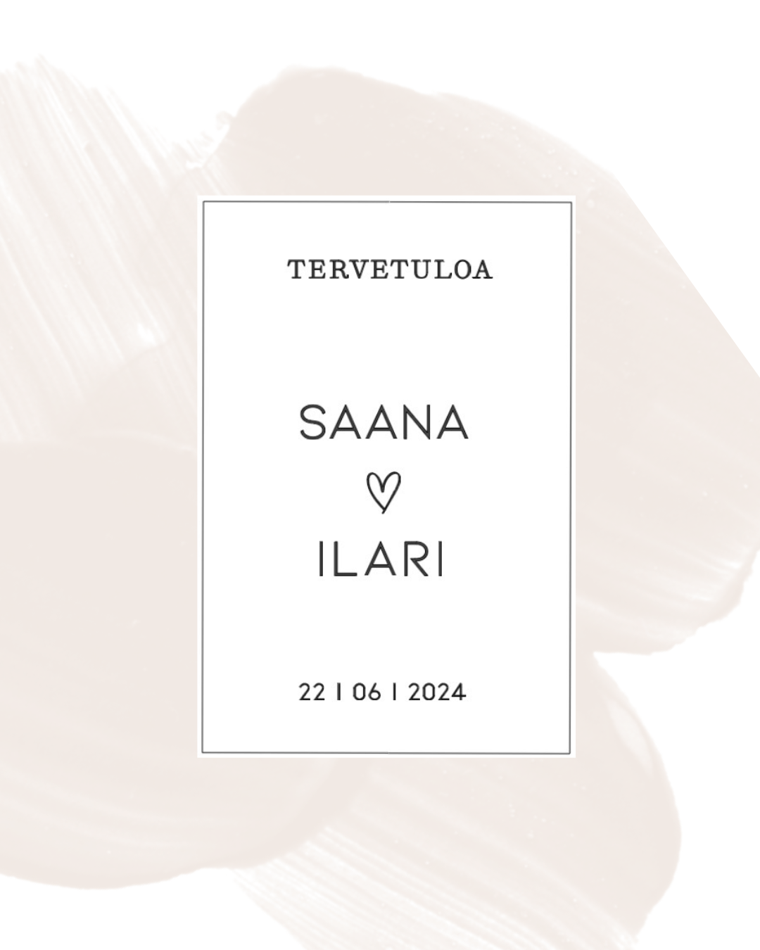Tervetuloa-kylttitarra 7