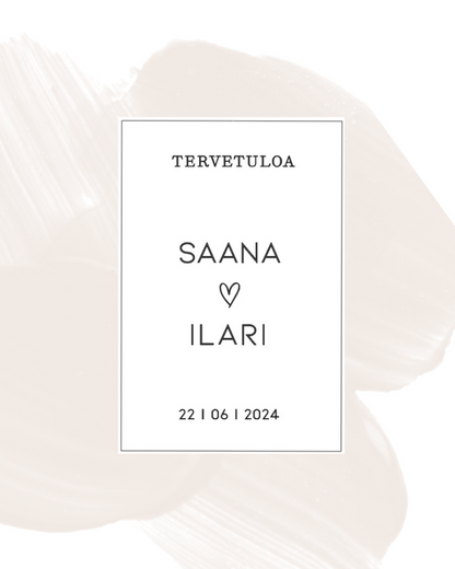 Tervetuloa-kylttitarra 7