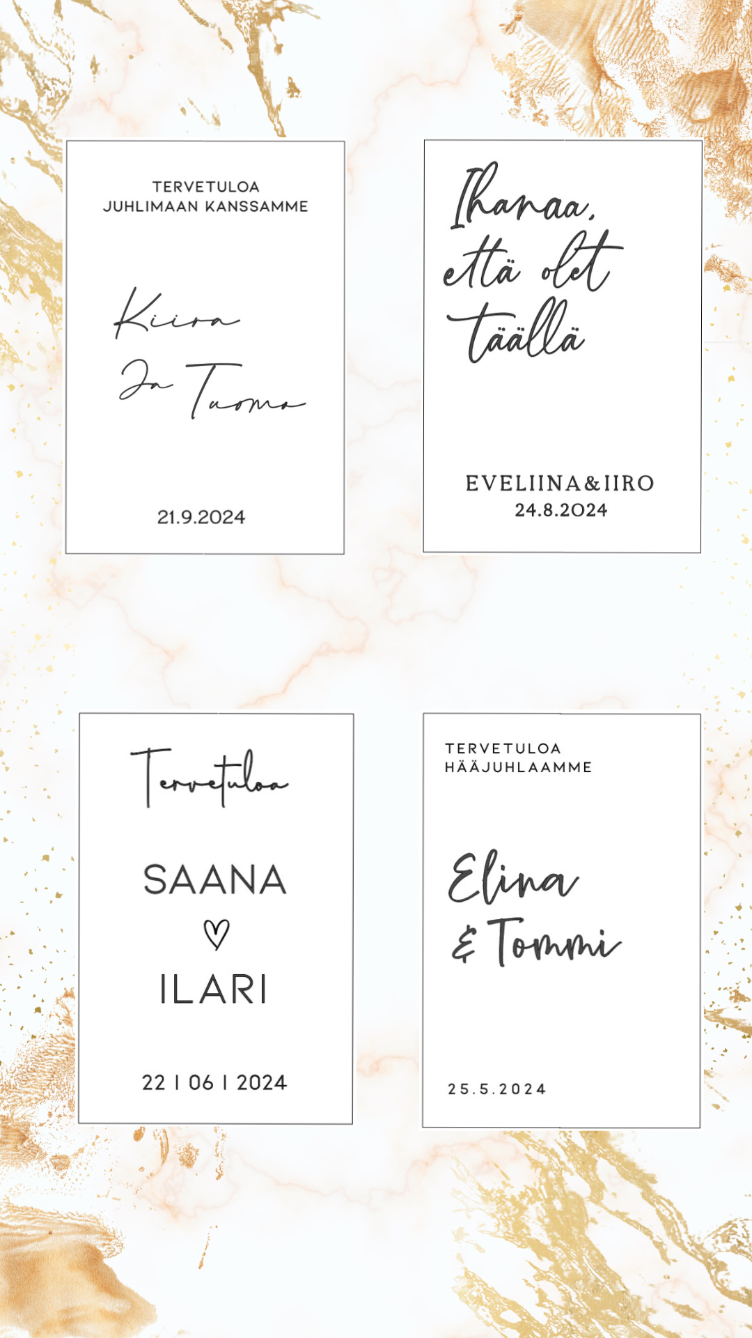 Tervetuloa-kyltti