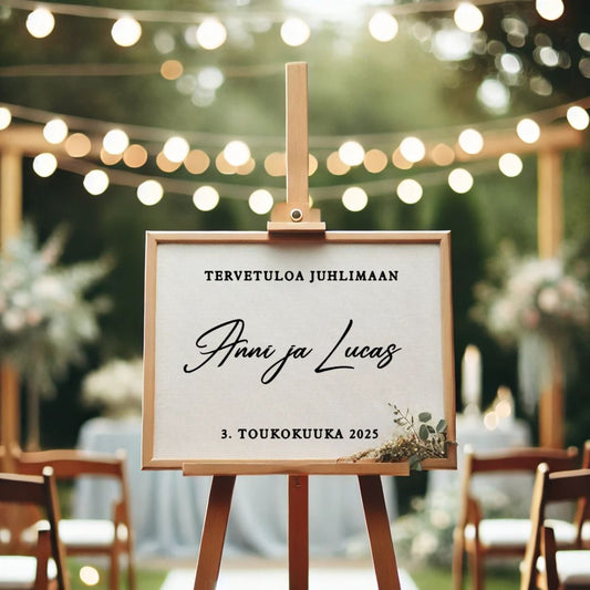 Tervetuloa-kylttitarra 13