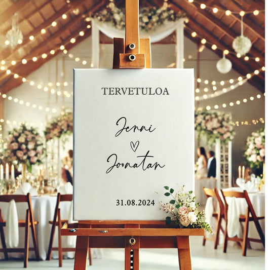 Tervetuloa-kylttitarra 19