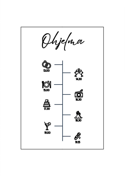 Ohjelma-kyltti
