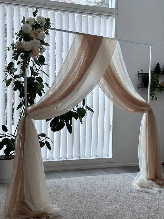 Hääkaari kangas, beige
