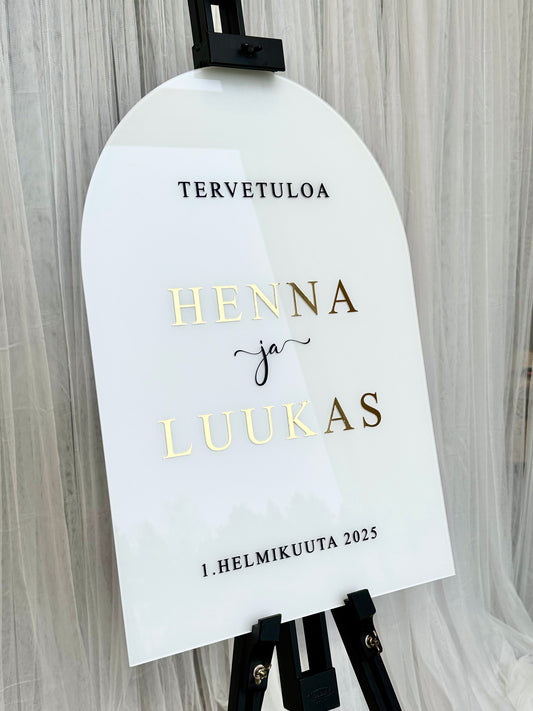Tervetuloa-kyltti Kaari